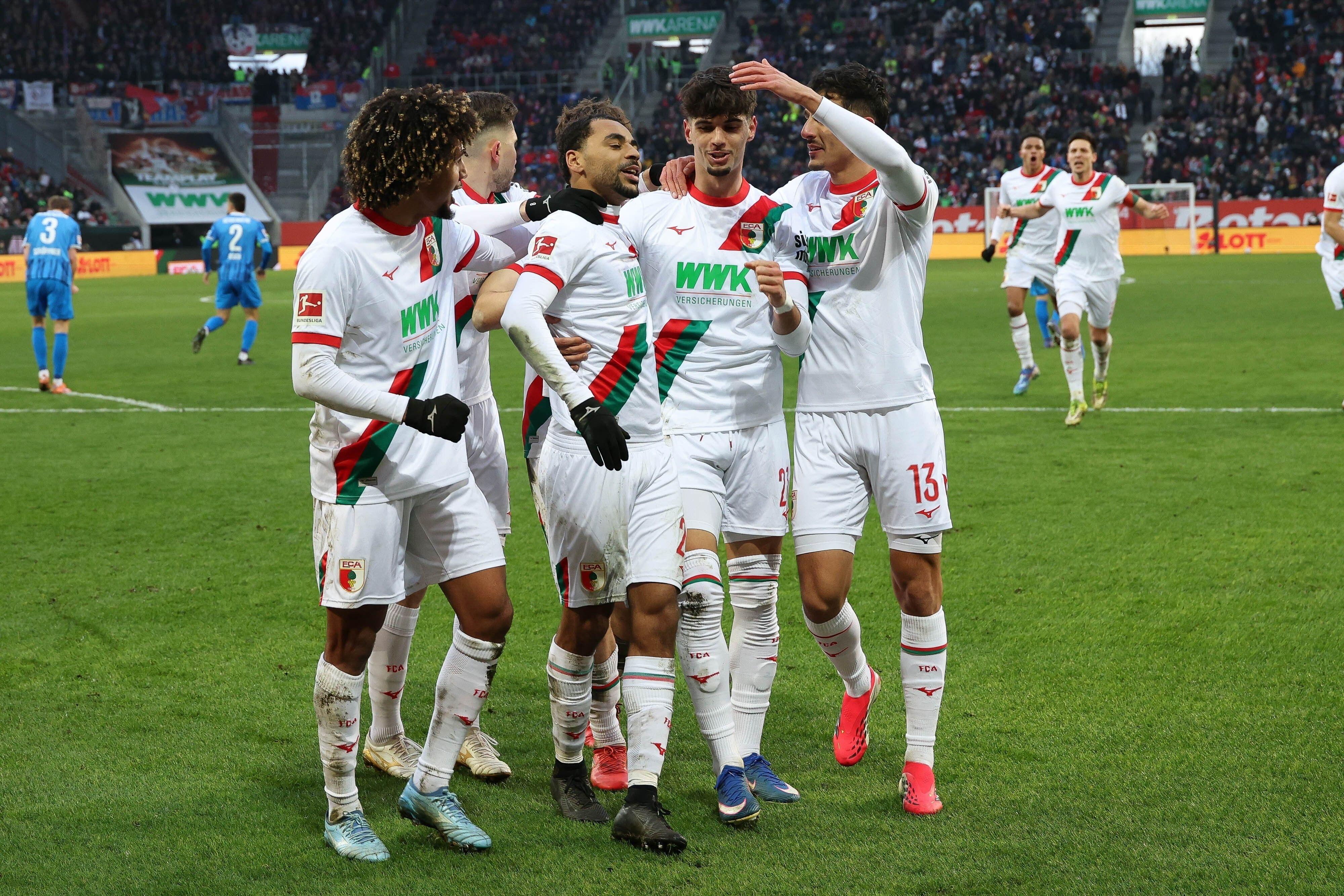  Alexis Claude-Maurice feiert sein Tor gegen Heidenheim