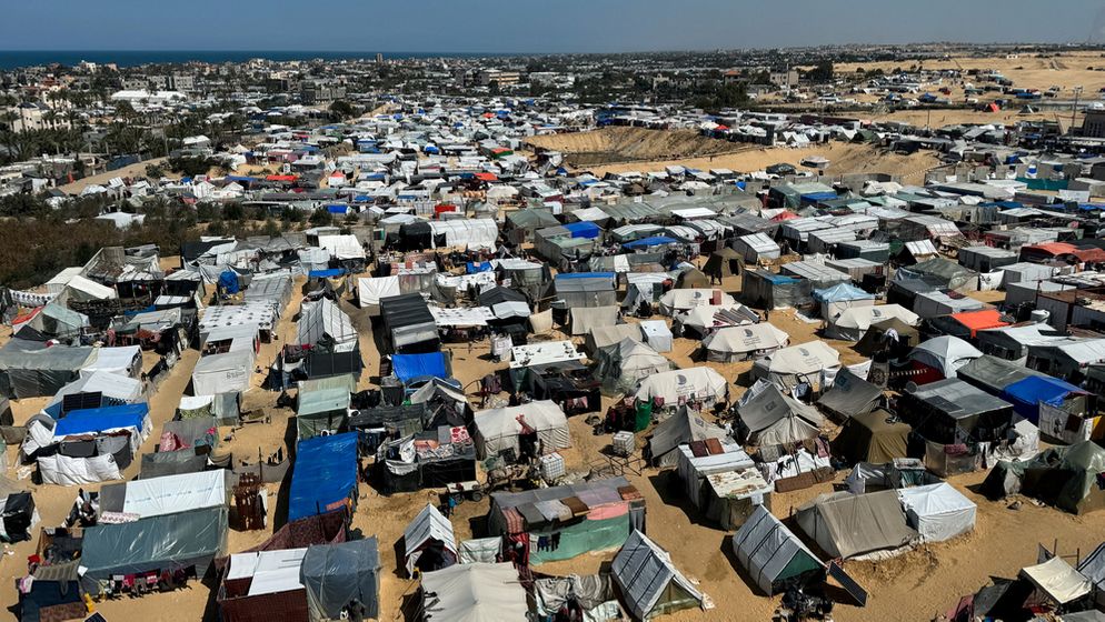 ARCHIV (16.04.2024): Flüchtlingscamp in Rafah | Bild:REUTERS/ Bassam Masoud/File Photo