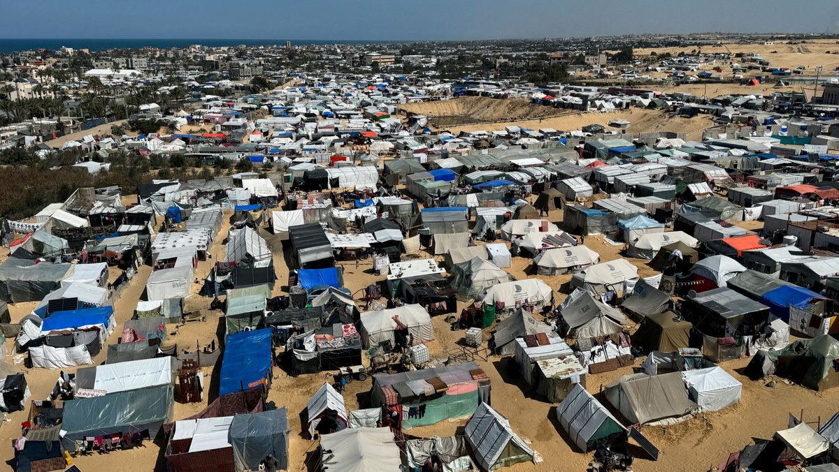 ARCHIV (16.04.2024): Flüchtlingscamp in Rafah
