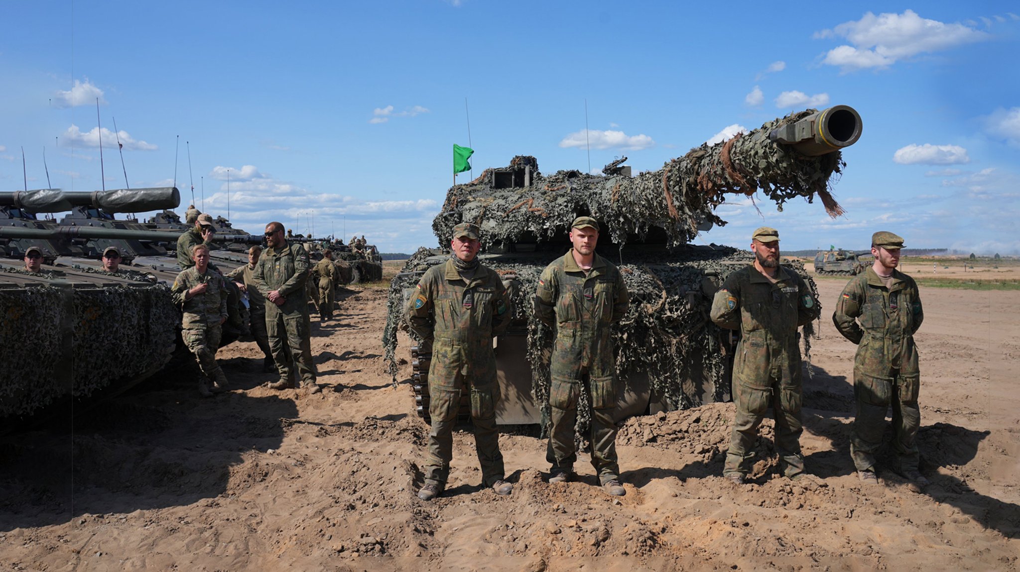 Bundeswehr-Brigade in Litauen in Dienst gestellt
