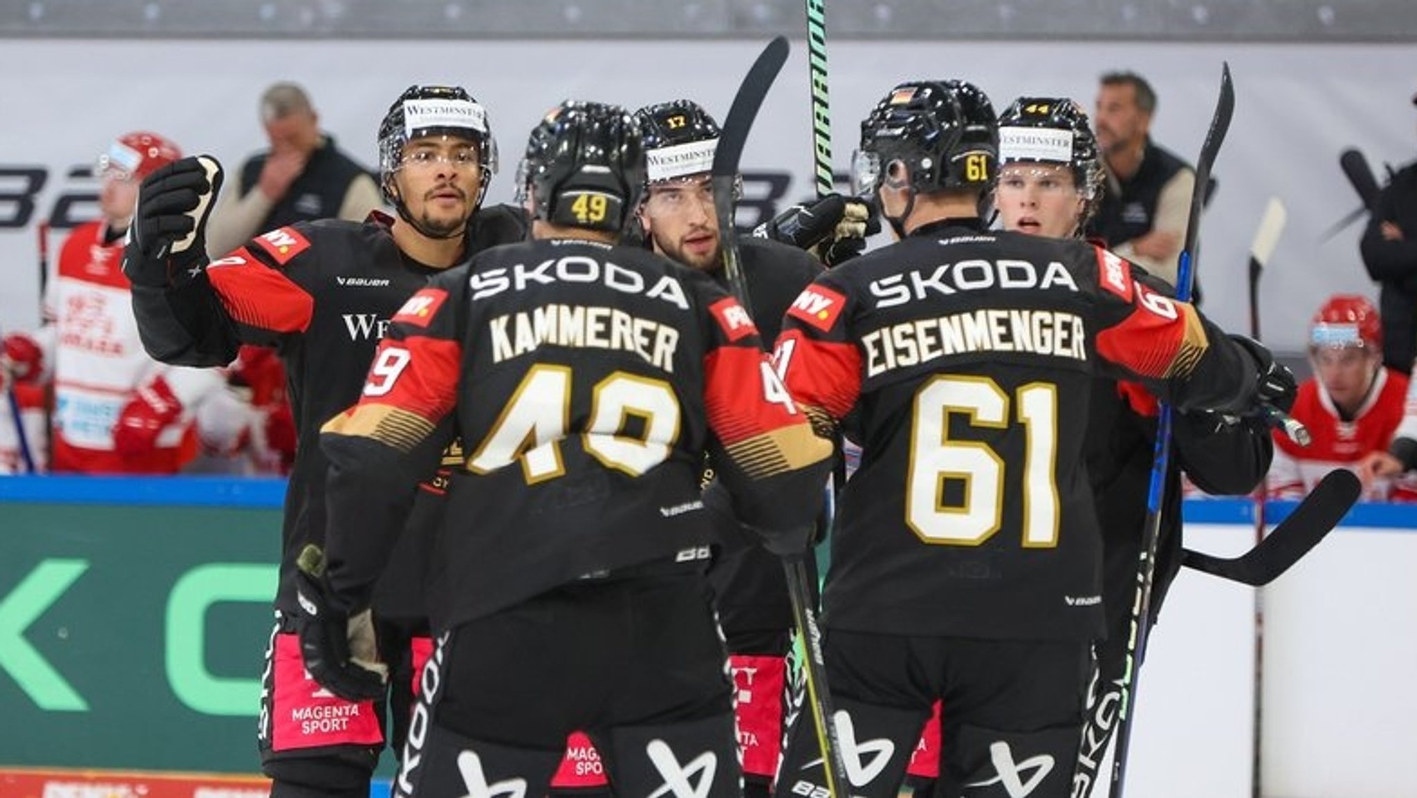 Die deutsch Eishockey Nationalmannschaft