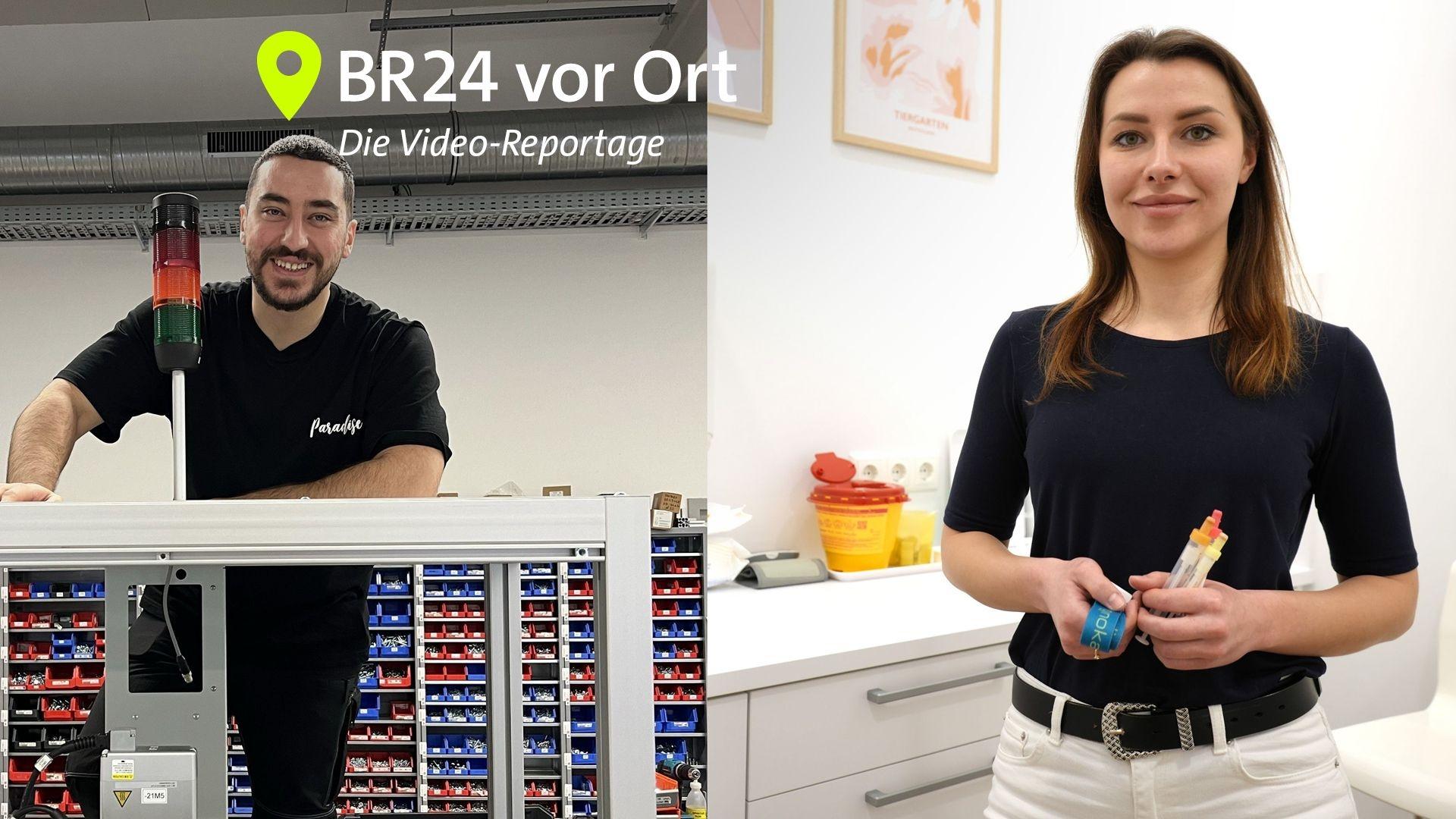 Muhannad Haider und Tatjana Ushnevych sind auf dem deutschen Arbeitsmarkt eingestiegen.