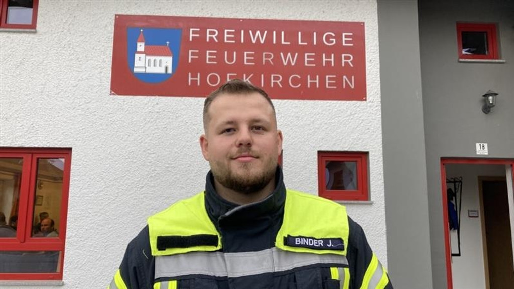 Mit 22 Jahren leitet er die Feuerwehr Hofkirchen.