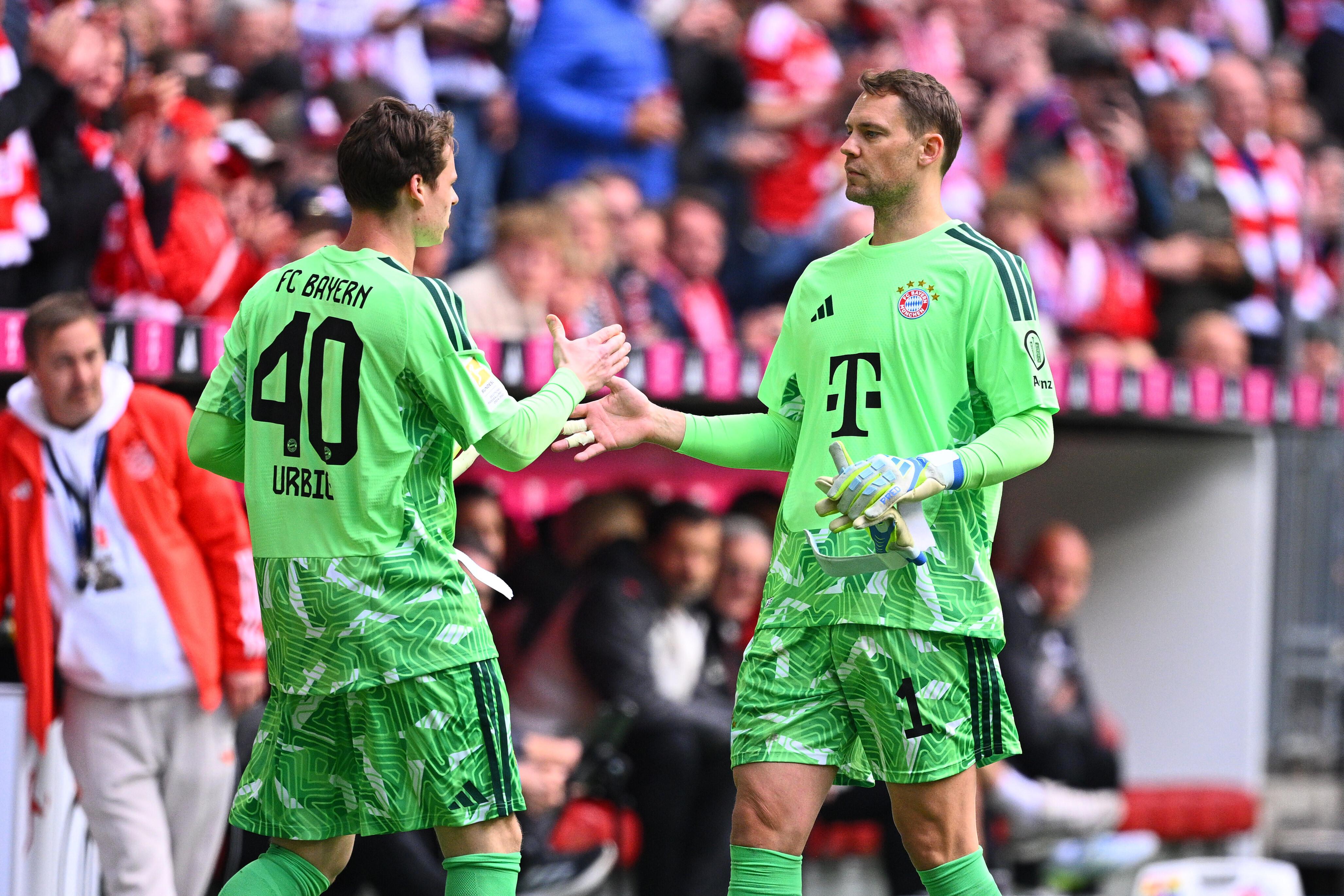 Manuel Neuer bei seiner Auswechslung
