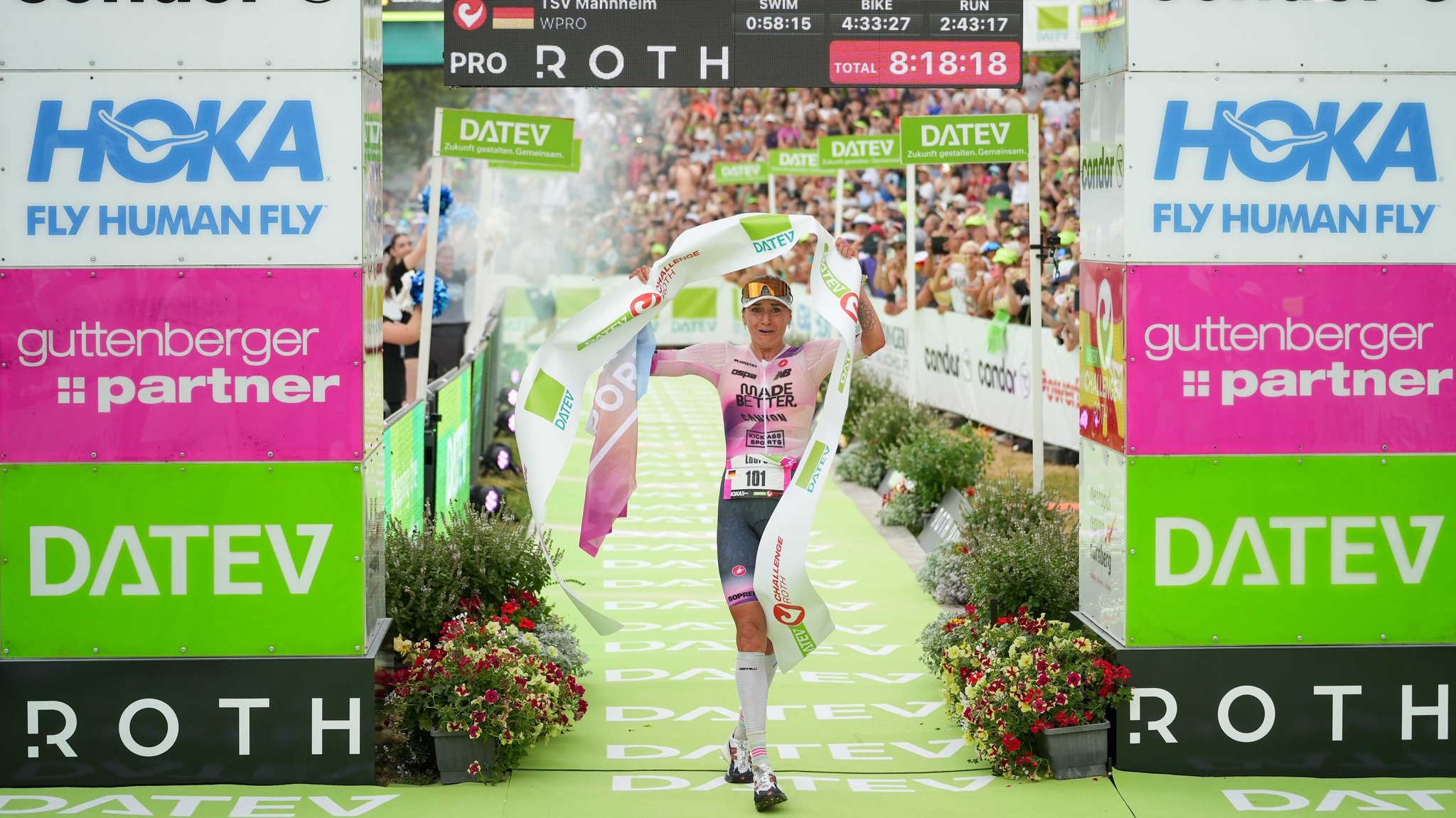 Laura Philipp beim Triathlon Challenge Roth | Bild: Henry Lai Laura Philipp beim Triathlon Challenge Roth