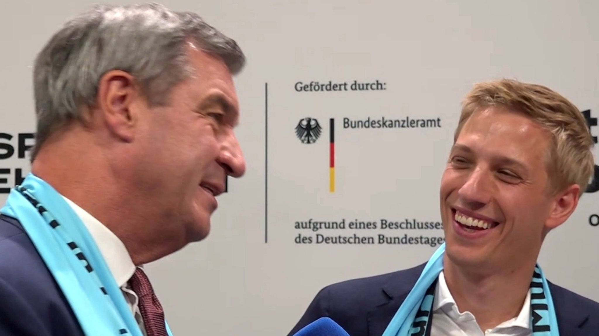 Bayerns Ministerpräsident Markus Söder und Münchens Oberbürgermeister Dominik Krause | Bild: BR Bayerns Ministerpräsident Markus Söder und Münchens Oberbürgermeister Dominik Krause