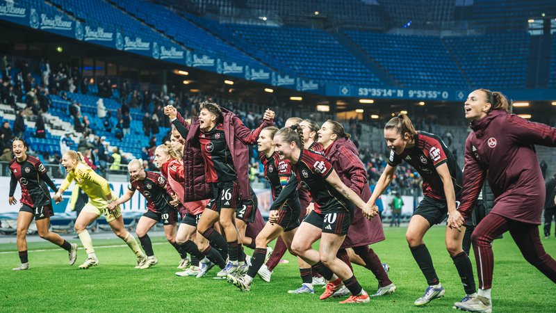 Die Clubfrauen stürmen geradezu Richtung Klassenerhalt | Bild: picture-alliance / dpa Die Clubfrauen stürmen geradezu Richtung Klassenerhalt