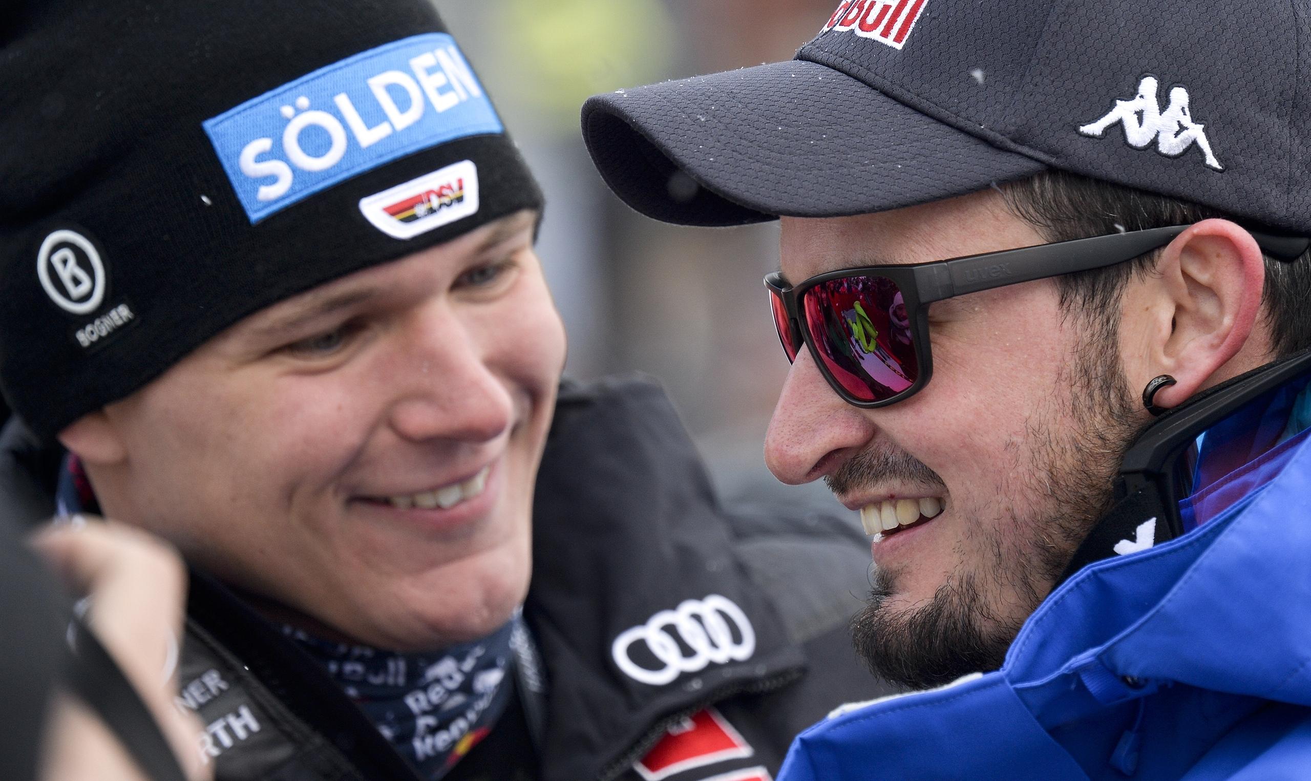 Thomas Dreßen (l.) und Dominik Paris