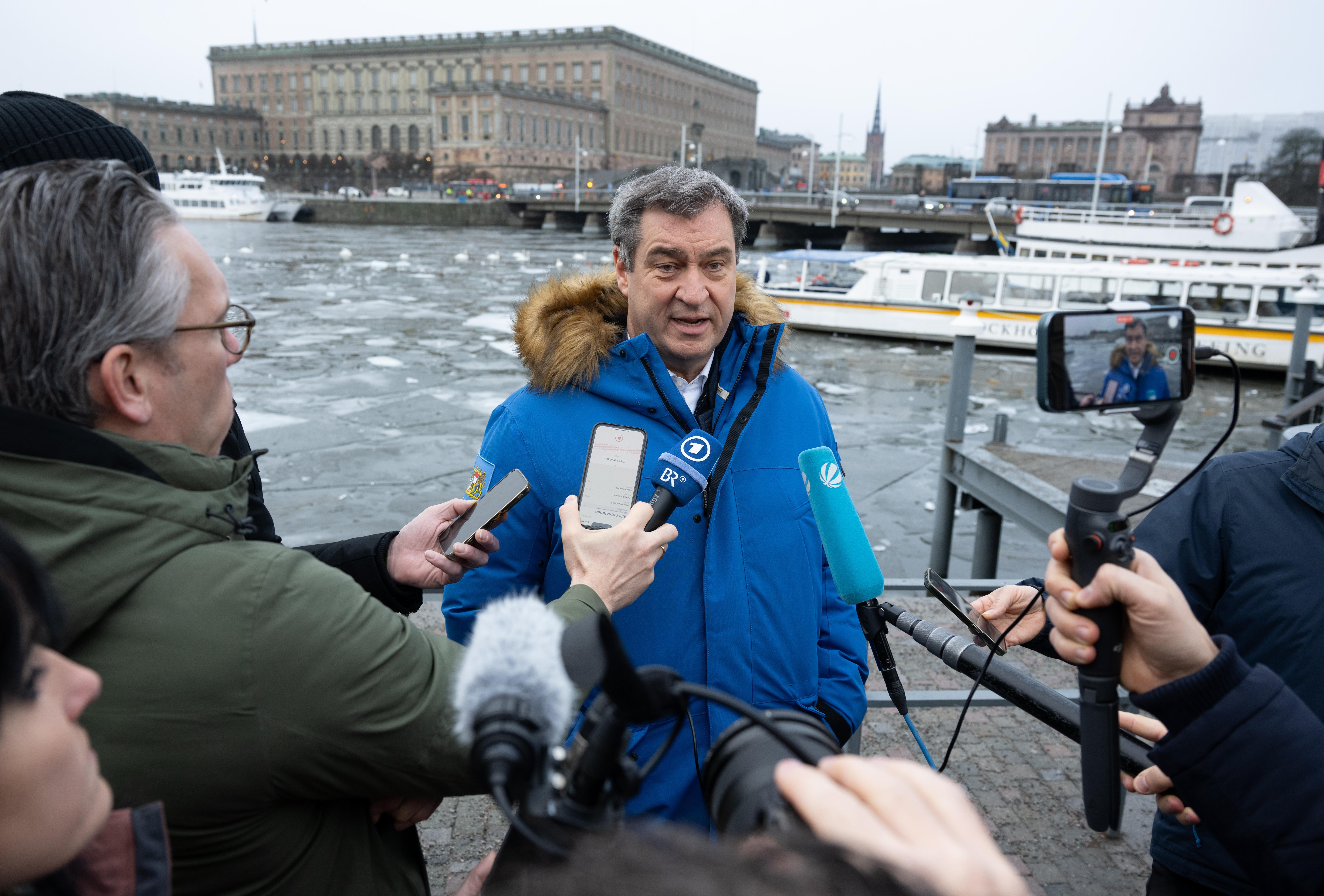 Ministerpräsident Söder in Stockholm