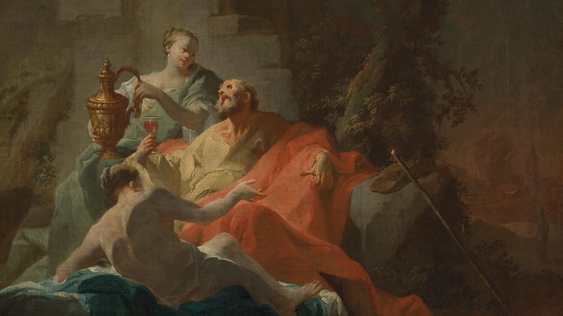 "Lot und seine Töchter" von Franz Sigrist dem Älteren (1727-1803) | Bild: Bayerische Gemäldesammlungen "Lot und seine Töchter" von Franz Sigrist dem Älteren (1727-1803)