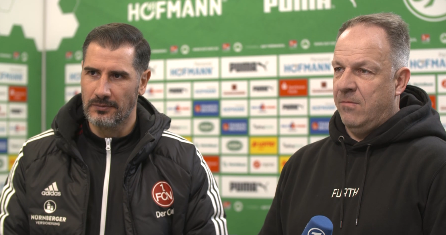 Cristian Fié (l.) und Alexander Zorniger