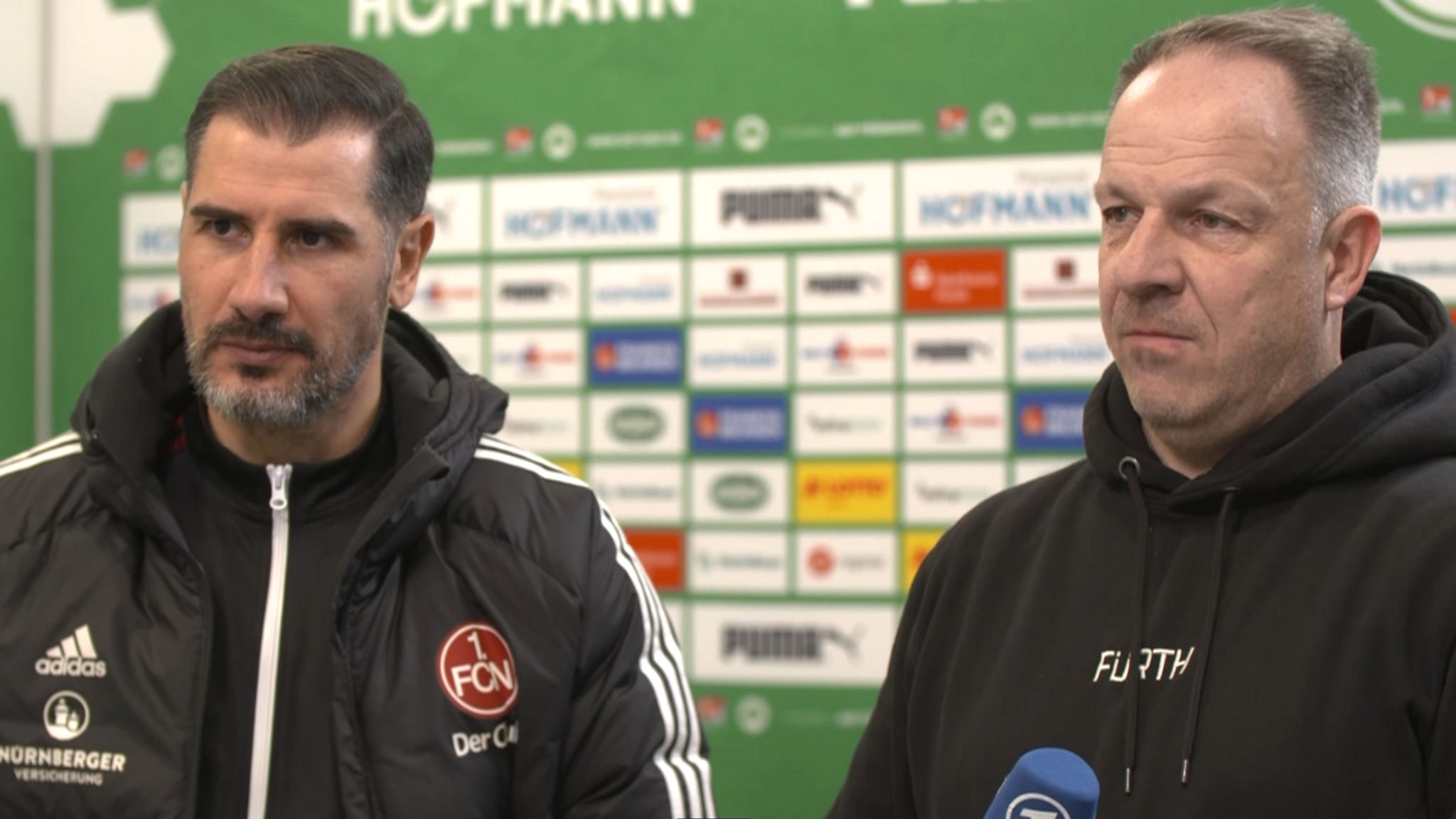 Cristian Fié (l.) und Alexander Zorniger