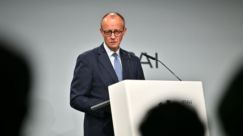 Bundeskanzler Friedrich Merz beim Antrittsbesuch in Baden-Württemberg. | Bild: dpa-Bildfunk/Jan-Philipp Strobel Bundeskanzler Friedrich Merz beim Antrittsbesuch in Baden-Württemberg.