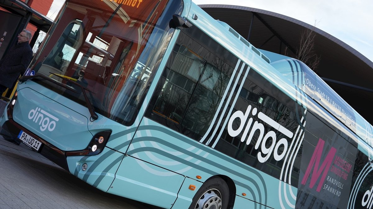 Der neue, vollelektrische "Dingo"-Stadtbus fährt auch in die Nachbargemeinden.