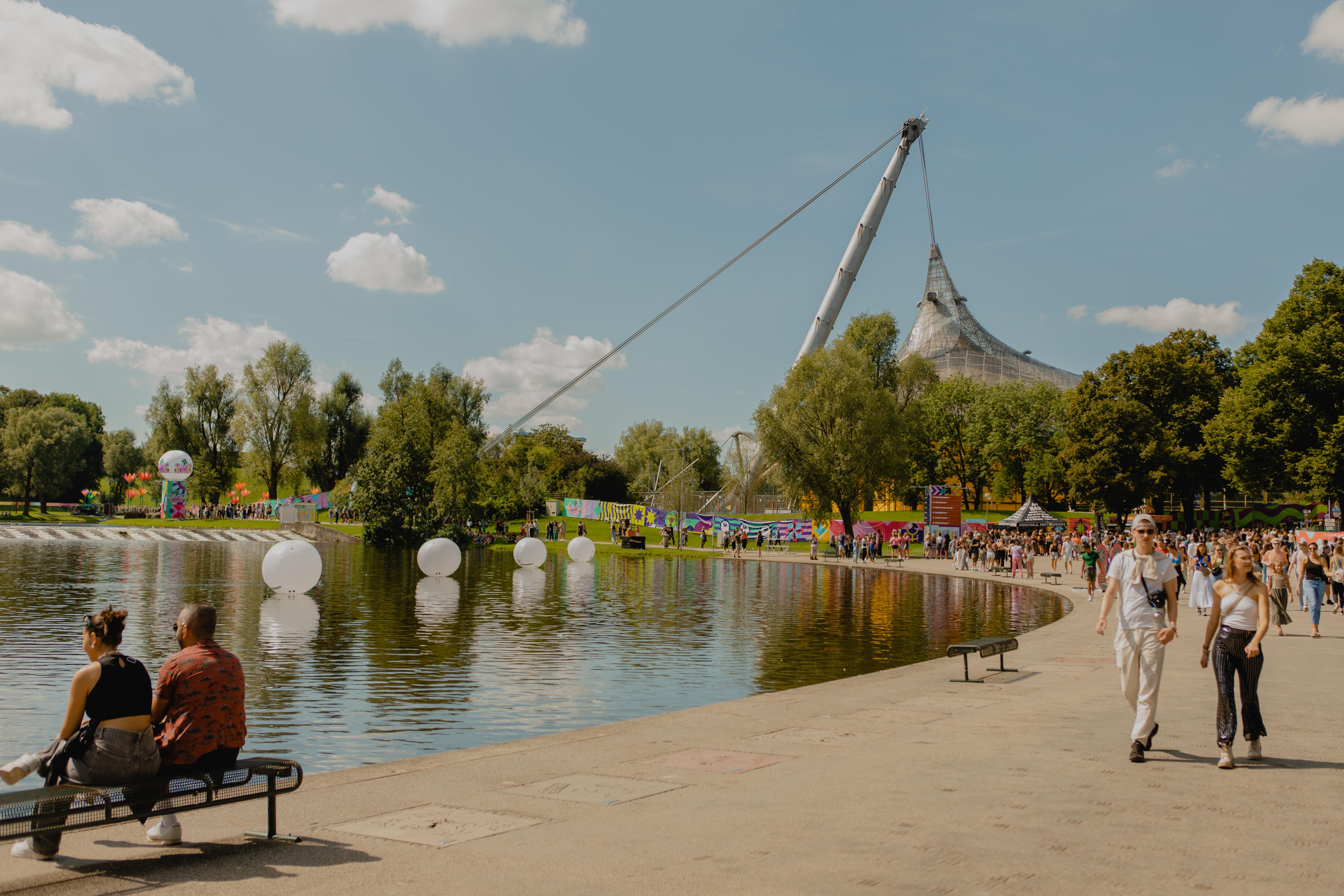 Superbloom Festival 2023 im Olympiapark München. | Bild:BR/Vera Johannsen
