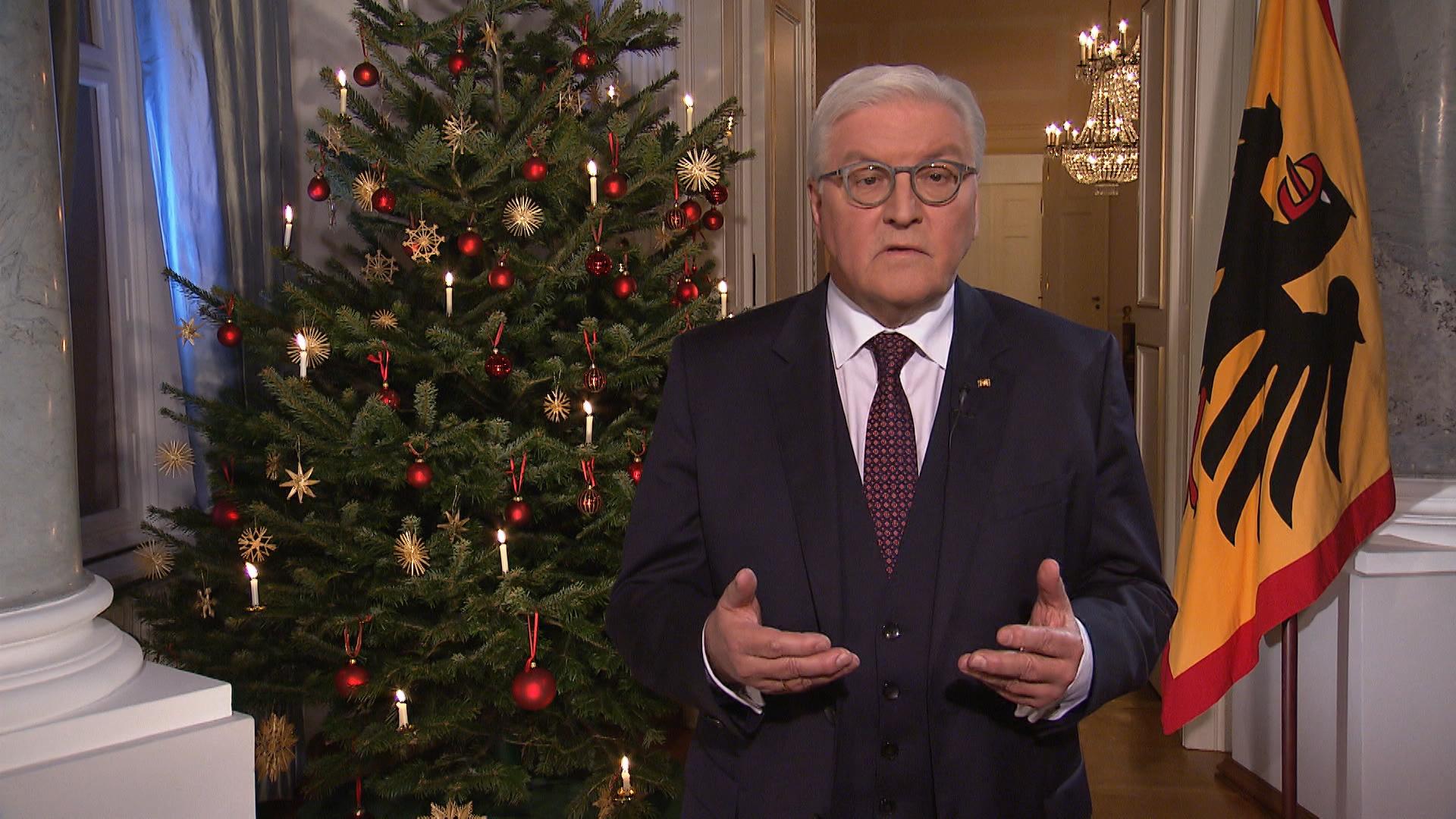 Die Weihnachtsansprache Des Bundespräsidenten | BR24