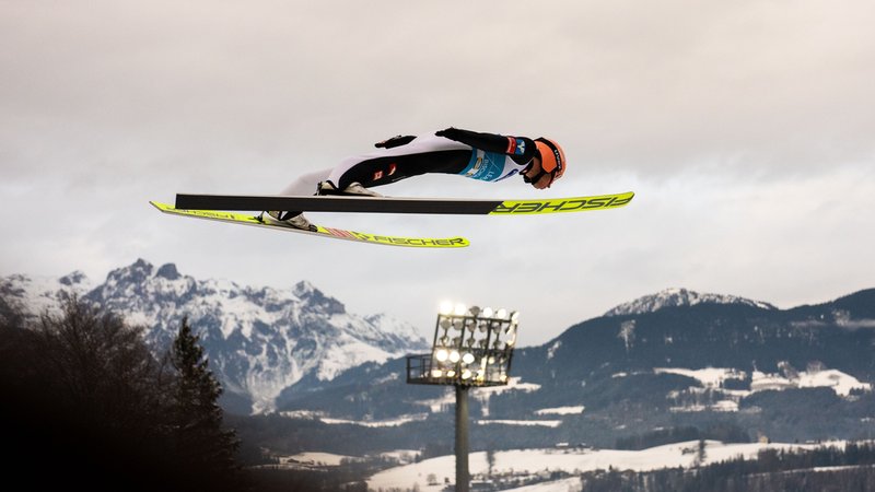 Stefan Kraft in Bischofshofen | Bild: picture-alliance/dpa Stefan Kraft in Bischofshofen