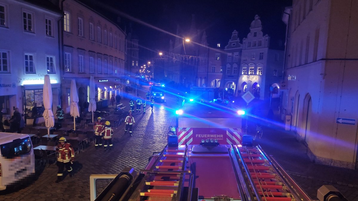 Gasaustritt: Dreifaltigkeitsplatz in Landshut gesperrt