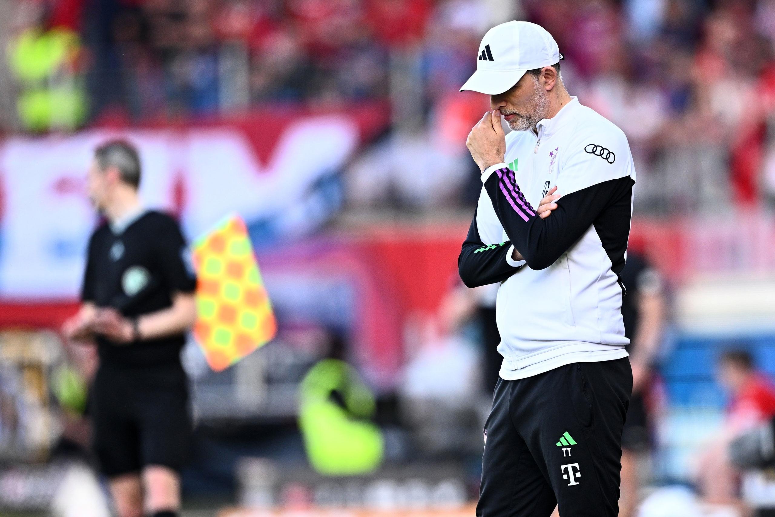 Thomas Tuchel beim Duell 1. FC Heidenheim - Bayern München