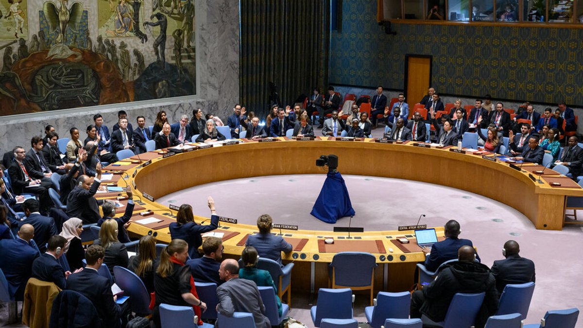 UN-Sicherheitsrat fordert tagelange Waffenruhe im Gazastreifen
