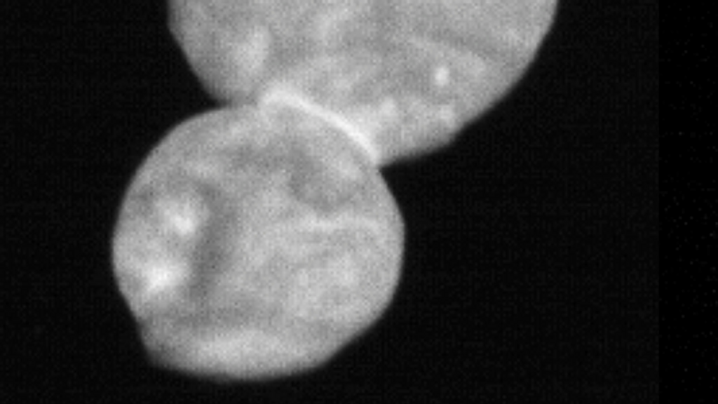 Dieses Bild von Ultima Thule hat New Horizons am 1. Januar 2019 gemacht - 30 Minuten vor der größten Annäherung - noch aus einer Entfernung von rund 28.000 Kilometern. | Bild: NASA/Johns Hopkins University Applied Physics Laboratory/Southwest Research Institute Dieses Bild von Ultima Thule hat New Horizons am 1. Januar 2019 gemacht - 30 Minuten vor der größten Annäherung - noch aus einer Entfernung von rund 28.000 Kilometern.