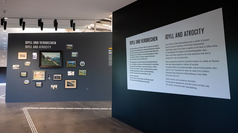 Blick in die Dauerausstellung "Idyll und Verbrechen" | Bild: Sven Hoppe/Picture Alliance Blick in die Dauerausstellung "Idyll und Verbrechen"