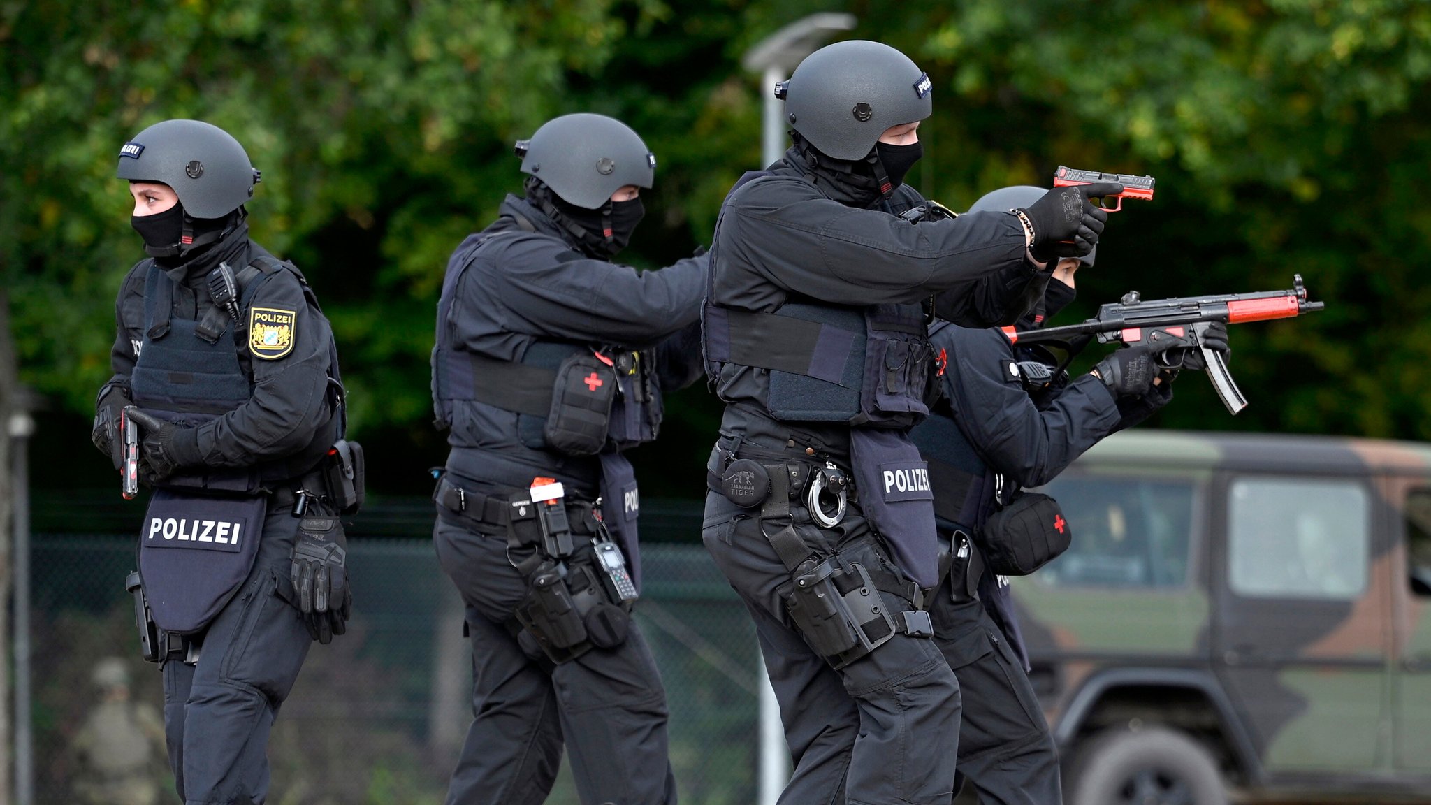 Polizei übt "lebensbedrohliche Einsatzlagen" in Oberbayern
