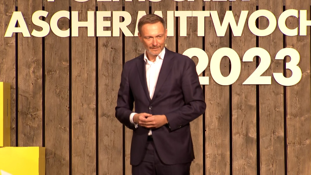 FDP-Chef Christian Lindner beim Politischen Aschermittwoch. | Bild: BR FDP-Chef Christian Lindner beim Politischen Aschermittwoch.