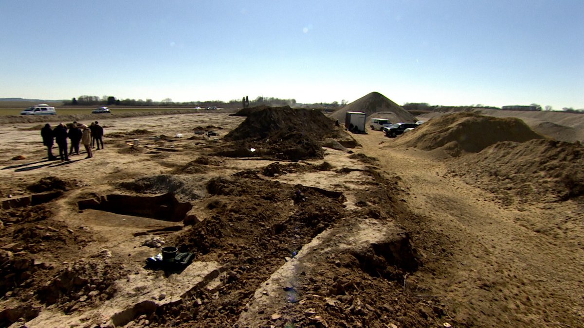 Römischer Friedhof in Kiesgrube entdeckt