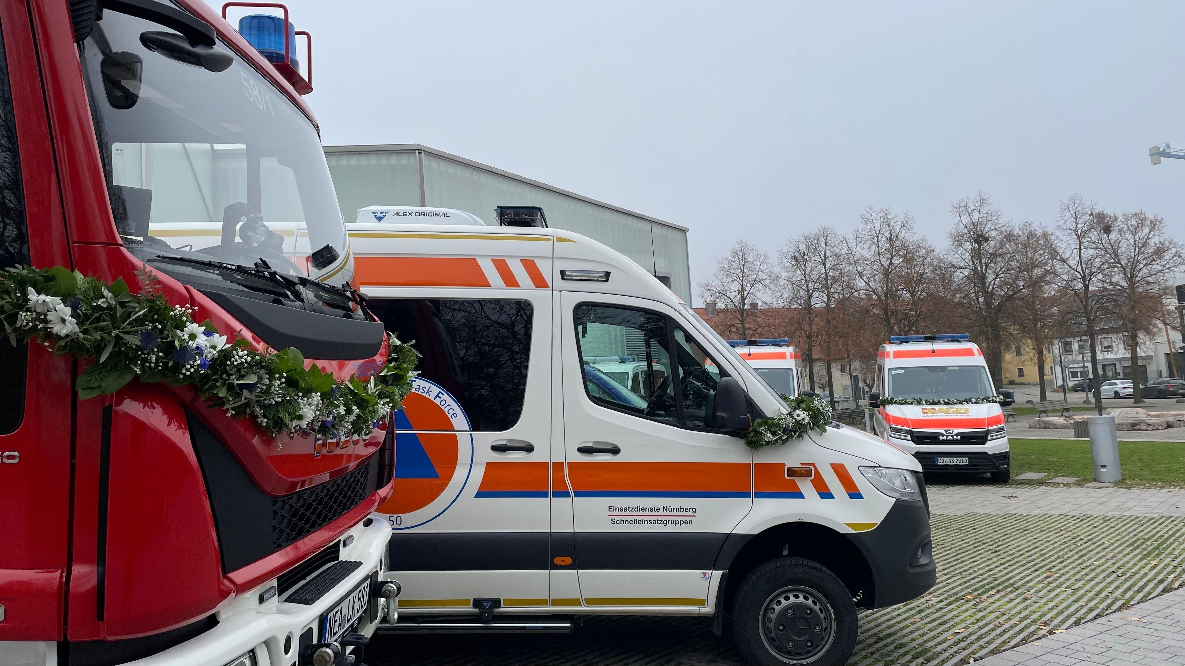 Einsatzfahrzeuge für den Katastrophenschutz