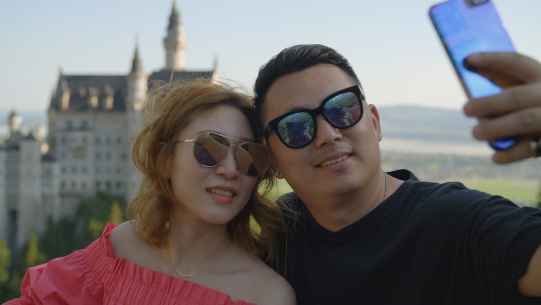 Für Selfies ideal: Die kleine Brücke vor dem Schloss Neuschwanstein.