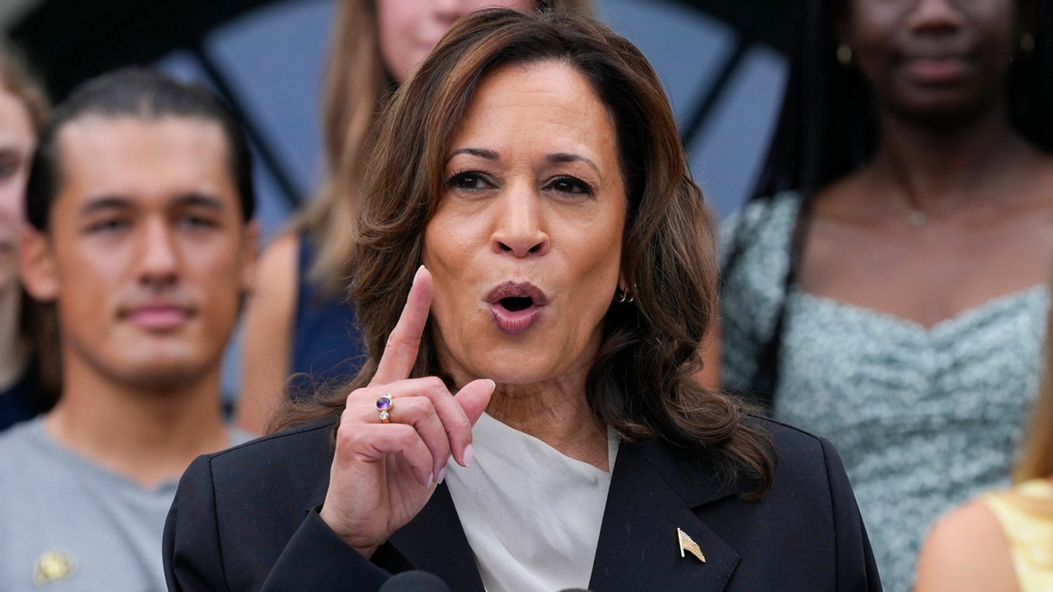 Kamala Harris am 22. Juli