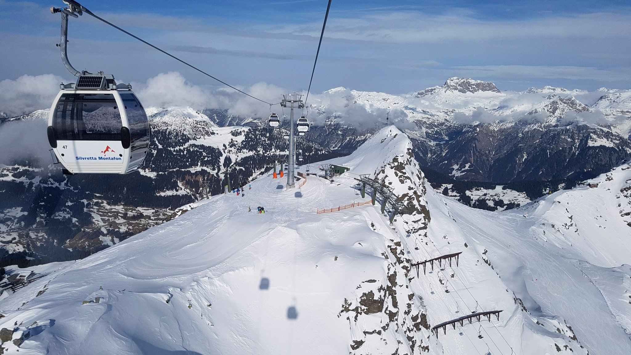 Archivbild: Panorama-Bahn, Kreuzjoch, Schruns, Silvretta-Montafon, Vorarlberg, Österreich