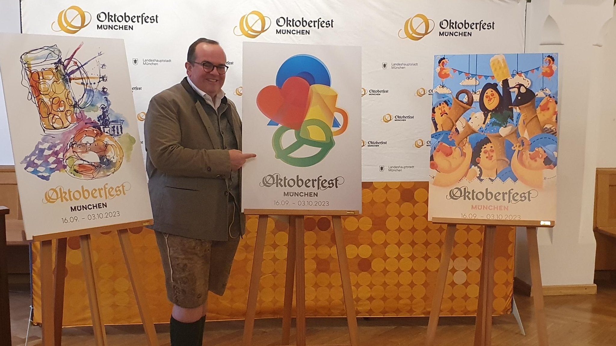 München präsentiert Oktoberfest-Plakat 2023