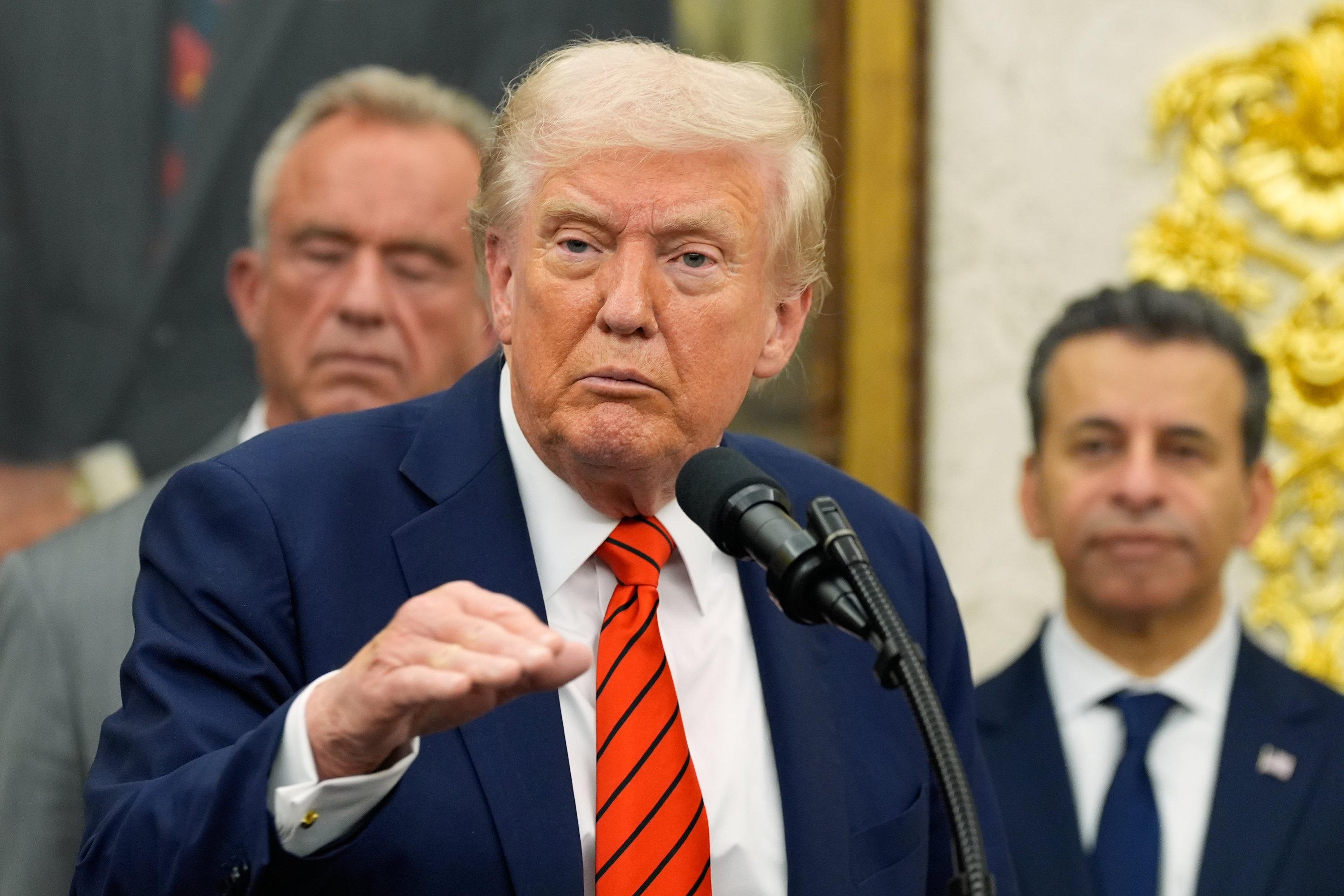 US-Präsident Donald Trump im Oval Office