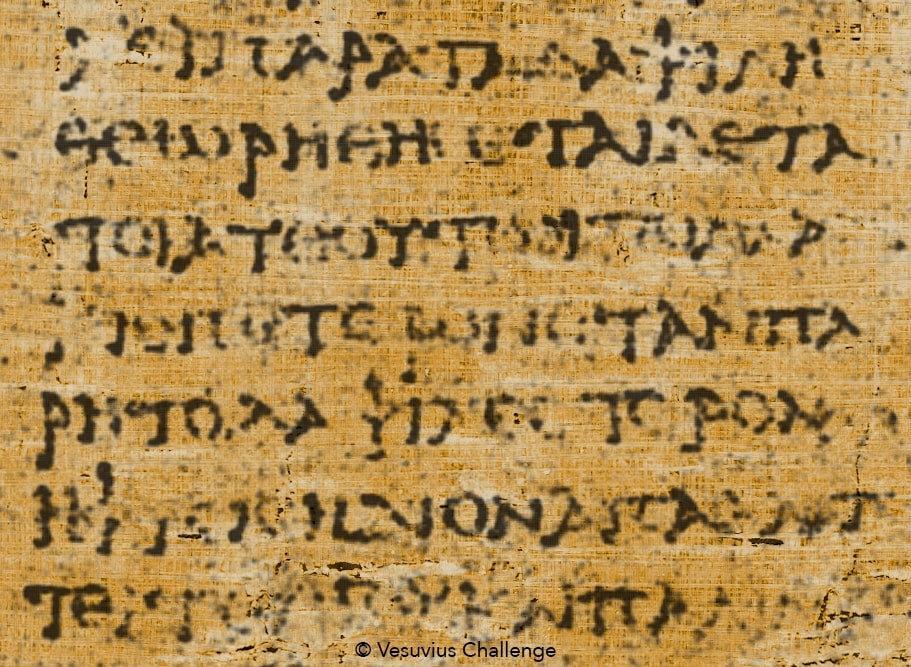 Beim Ausbruch des Vesuvs vor knapp 2000 Jahren wurden Pompeji, Herculaneum und eine ganze Bibliothek voll Schriftrollen verschüttet