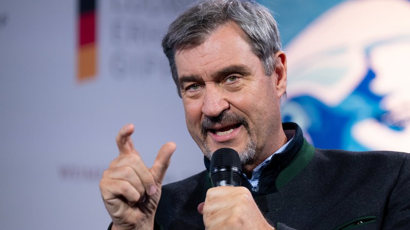 07.05.2025, Bayern, Gmund Am Tegernsee: Markus Söder (CSU), Ministerpräsident von Bayern, nimmt am Ludwig-Erhard-Gipfel teil. | Bild: dpa-Bildfunk/Sven Hoppe 07.05.2025, Bayern, Gmund Am Tegernsee: Markus Söder (CSU), Ministerpräsident von Bayern, nimmt am Ludwig-Erhard-Gipfel teil.