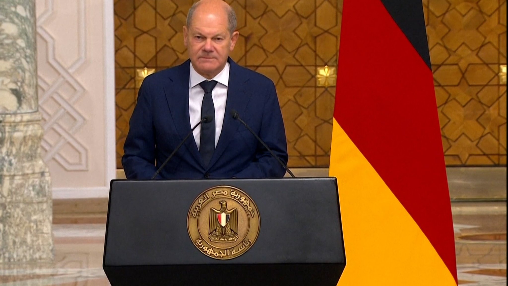 Scholz zu Besuch in Ägypten