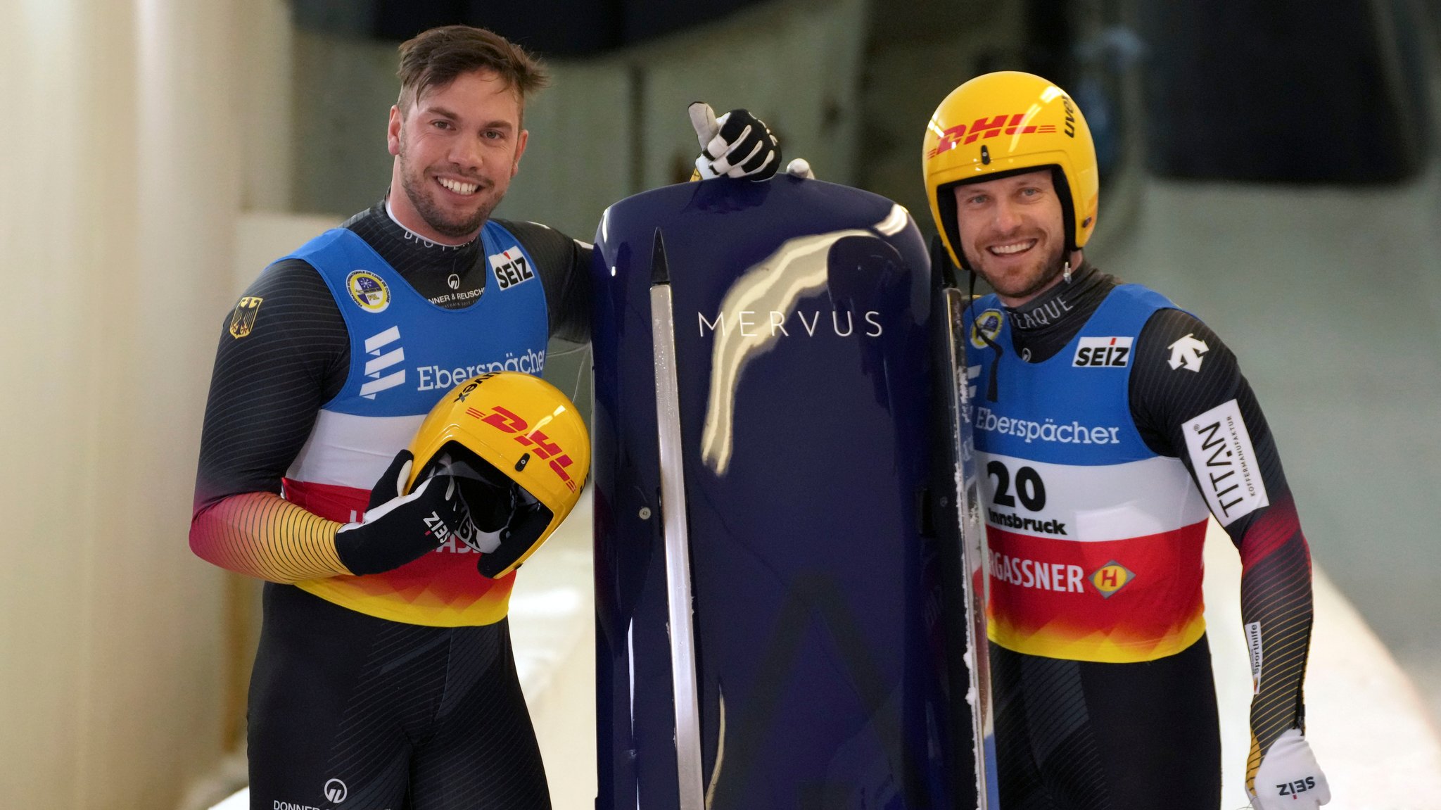 Doppelsitzer Wendl/Arlt - das Gold-Rodel-Duo aus Bayern