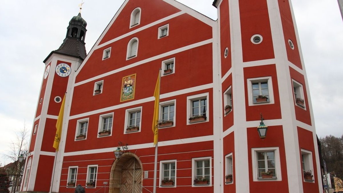 Das Rathaus von Burglengenfeld
