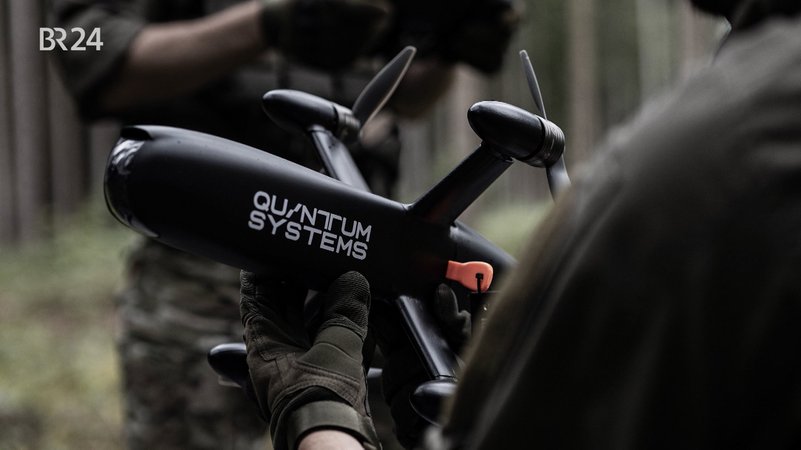 Drohne von Quantum Systems. | Bild: Bayerischer Rundfunk 2025 Drohne von Quantum Systems.