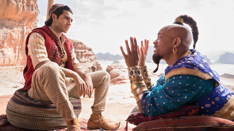 Will Smith als Flaschengeist in der Realverfilmung von "Aladdin"