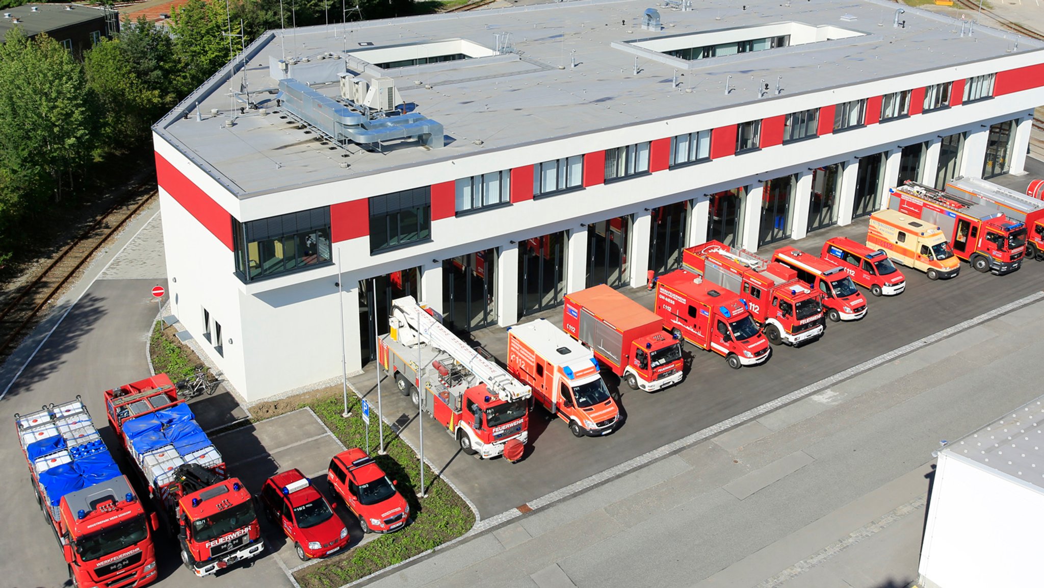 Die Feuerwache des Chemieparks Gendorf (Archivbild)