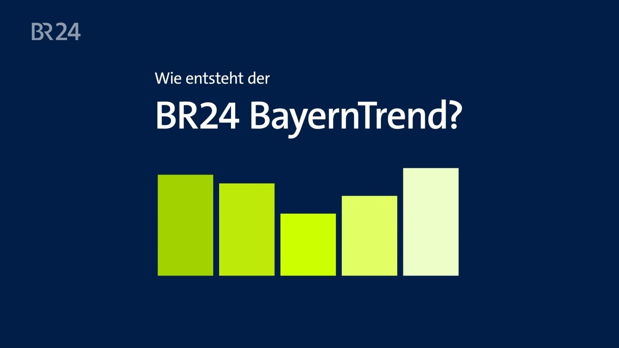 Der BR24 BayernTrend ist eine repräsentative Umfrage des Marktforschungsinstituts Infratest dimap im Auftrag des BR.