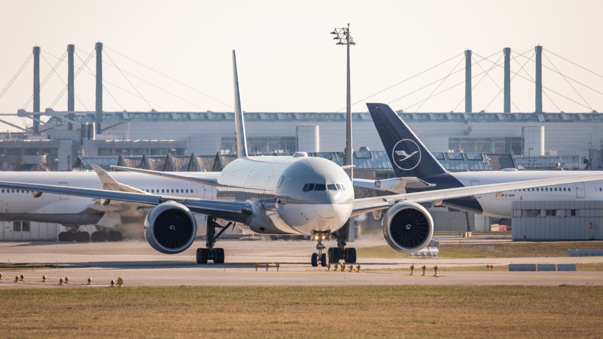 Flugzeuge am Flughafen München 