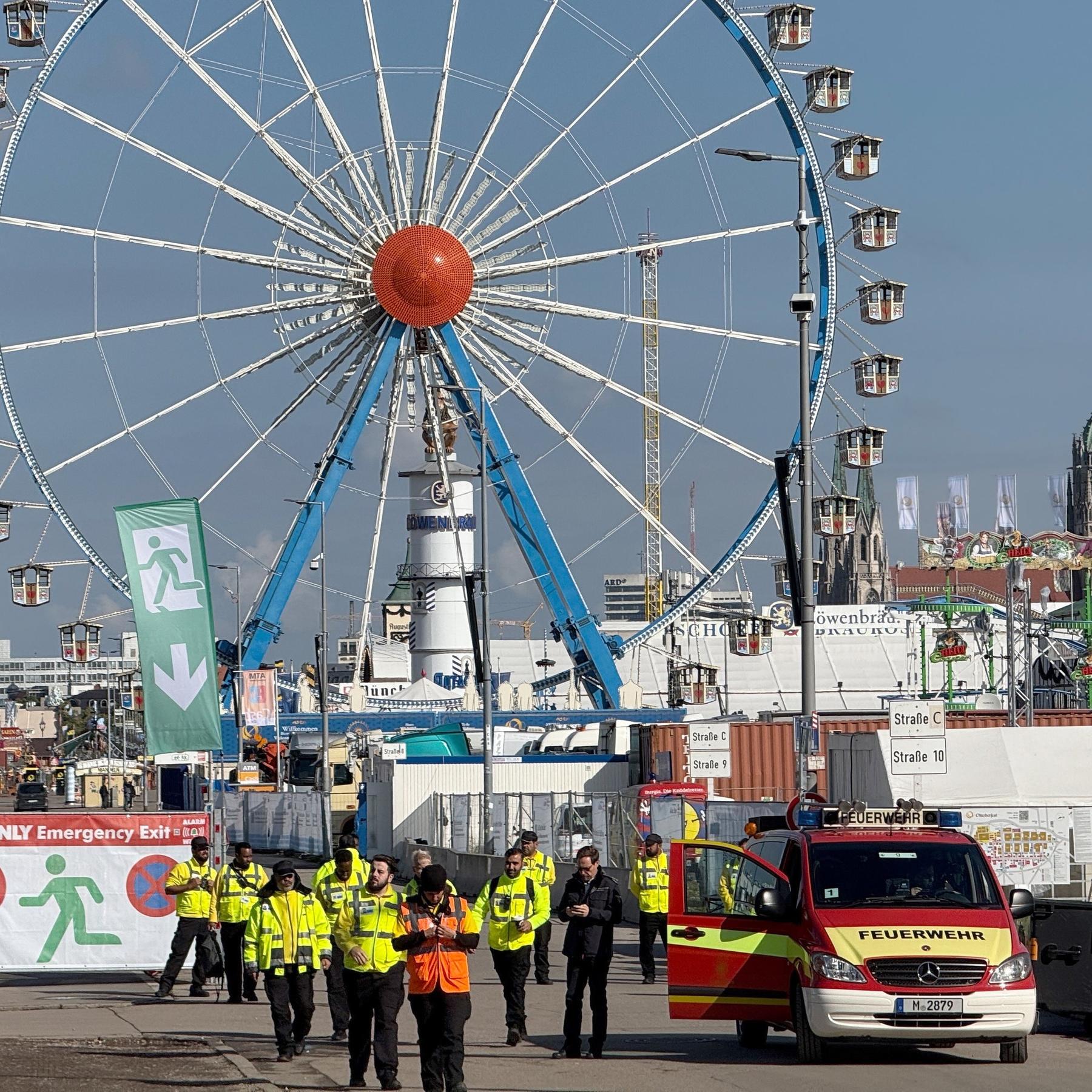 Oktoberfestgelände wird nach Bombendrohung abgesucht