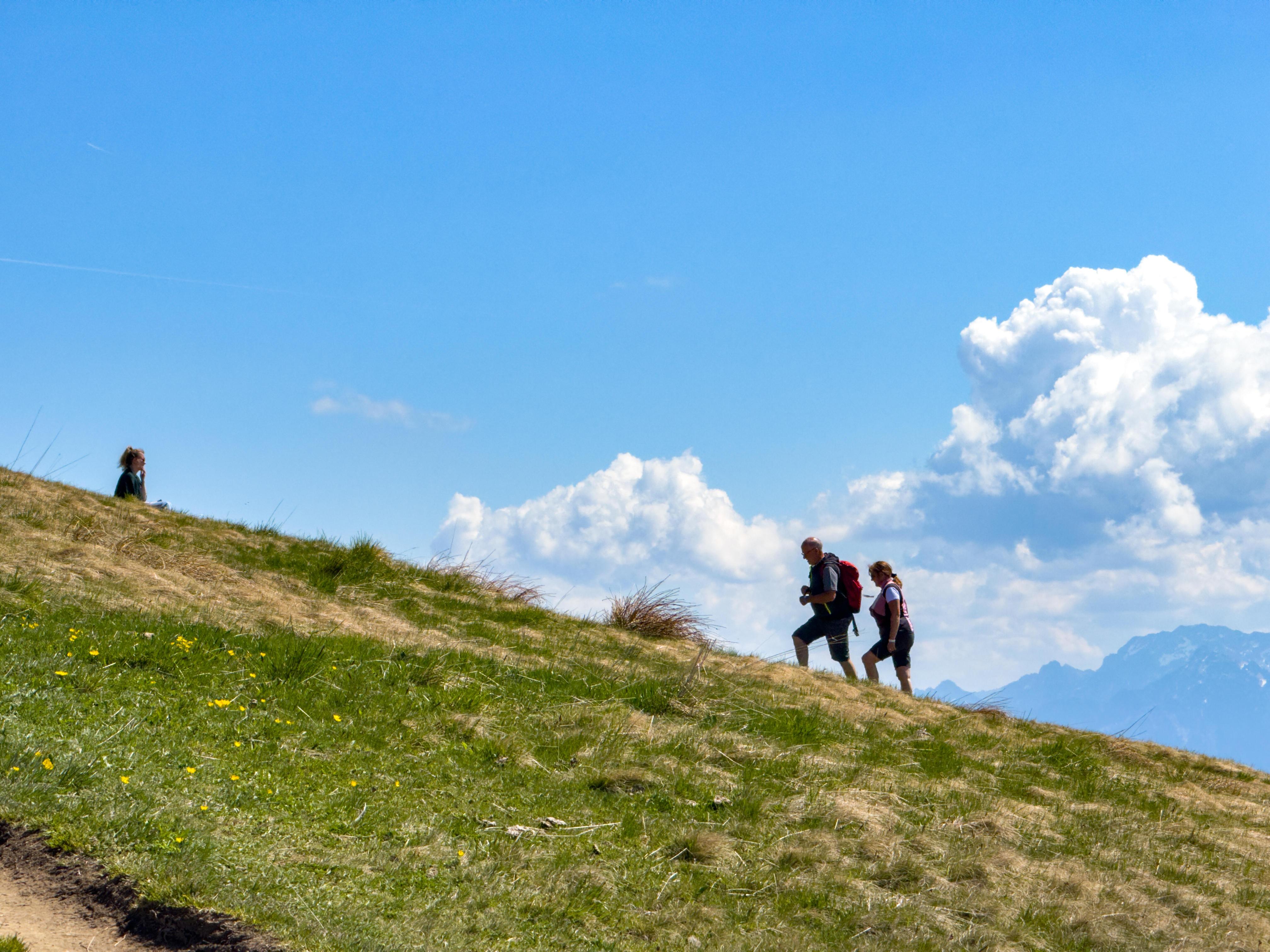 Wanderer in den Allgäuer Alpen (Archiv- und Symbolbild)