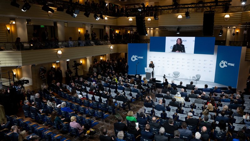 Die Münchner Sichereheitskonferenz | Bild: dpa-Bildfunk/Sven Hoppe Die Münchner Sichereheitskonferenz