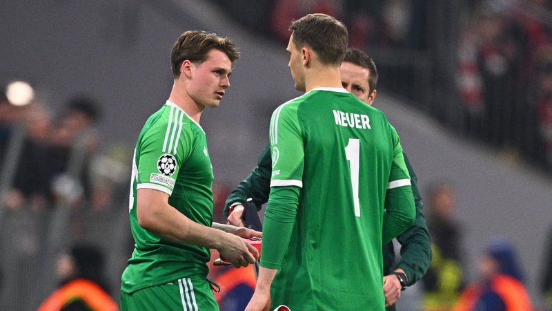 Bayern München - Bayer Leverkusen: Jonas Urbig ersetzt Manuel Neuer | Bild: dpa-Bildfunk/Tom Weller Bayern München - Bayer Leverkusen: Jonas Urbig ersetzt Manuel Neuer