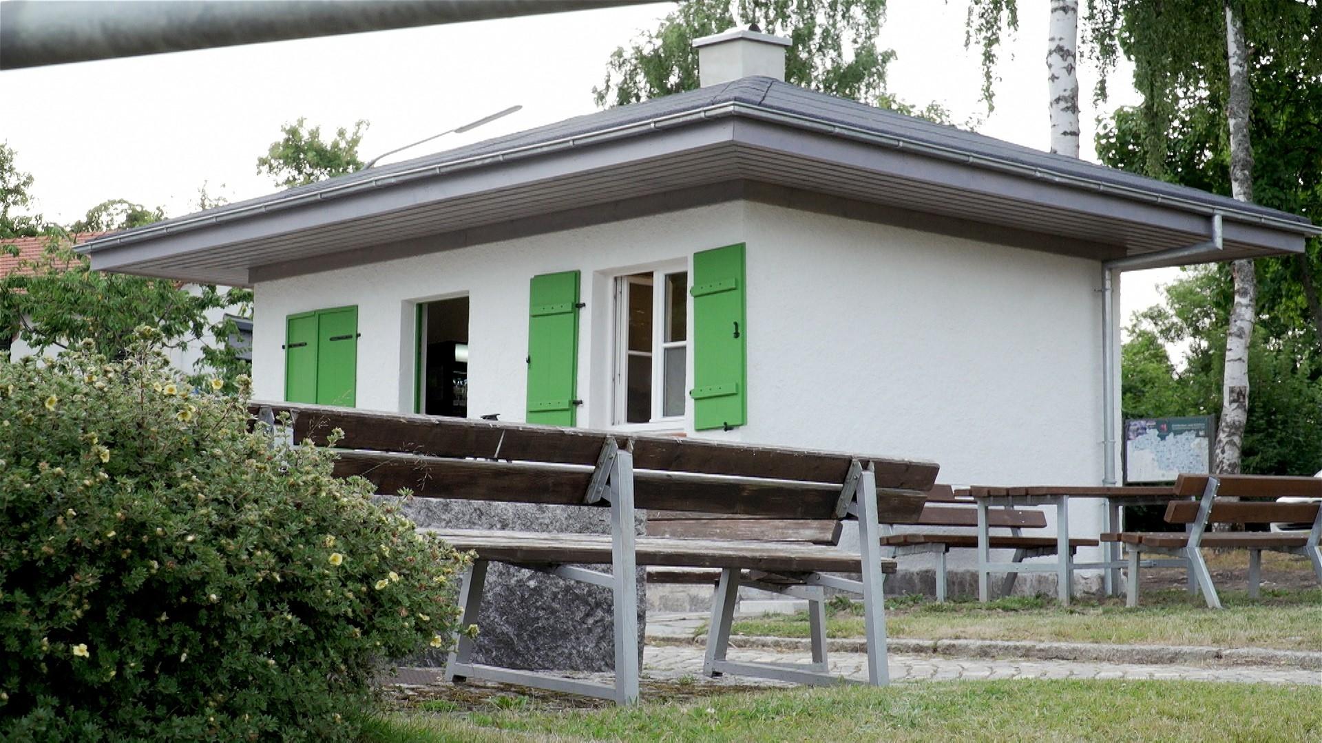 Das denkmalsanierte ehemalige SS-Wachhaus in Flossenbürg wird ein Kiosk.